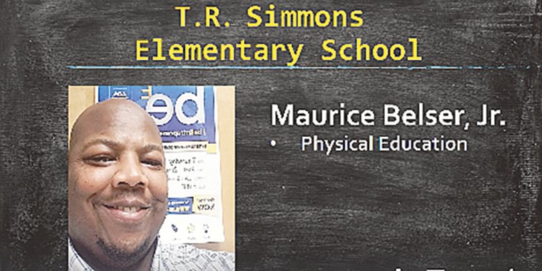 Maurice Belser Jr. will join T.R. Simmons Elementary School this year to teach physical education. He is one of many new hires in the school system.