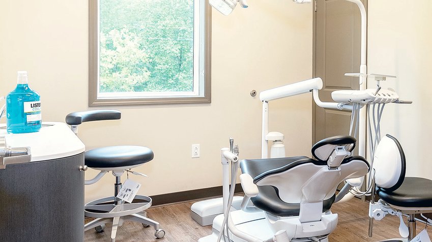 Pictured is Capstone Rural Health's dental services room at the Parrish location.