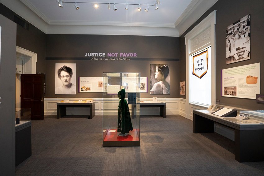 &quot;Justice Not Favor: Alabama Women &amp; the Vote&quot; opened on Aug. 26, the 101st anniversary of the certification of the 19th Amendment.
