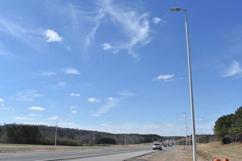 A co-owner of the Rolling T Truck Stop and Cafe expressed concern Thursday a parts shortage and labor issues were delaying new lights on U.S. Interstate 22.