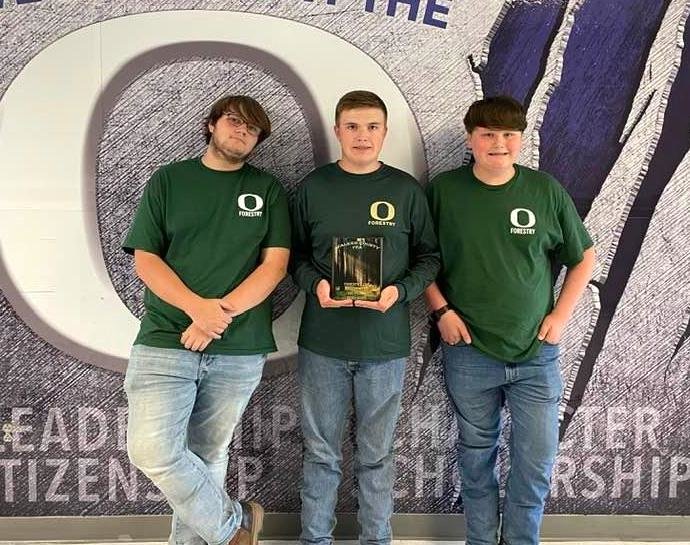 Four Oakman Future Farmers of America (FFA) students placed first at an FFA competition on Monday. Elijah Parnell, Cooper Nichols and Ethan Grace won the Walker County FFA Forestry Contest, while Luke Bray won the Walker County FFA Safe Tractor Driving Contest. All of the winners will compete in the North District eliminations at Wallace State Community College this Friday. Monday's competition was sponsored by the Walker County Forestry Planning Commission and the Alabama Forestry Commission. &quot;I am super proud of my kids,&quot; Oakman FFA Sponsor Grant Nichols said.