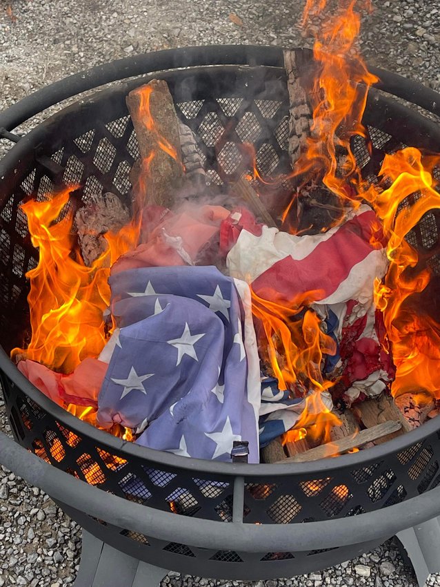 A flag retirement ceremony was held on Nov. 12 at the American Legion Walter Myers Post 101 in Carbon Hill. Local Boy Scouts and Cub Scouts participated as a means to learn how to properly retire a worn out U.S. flag.