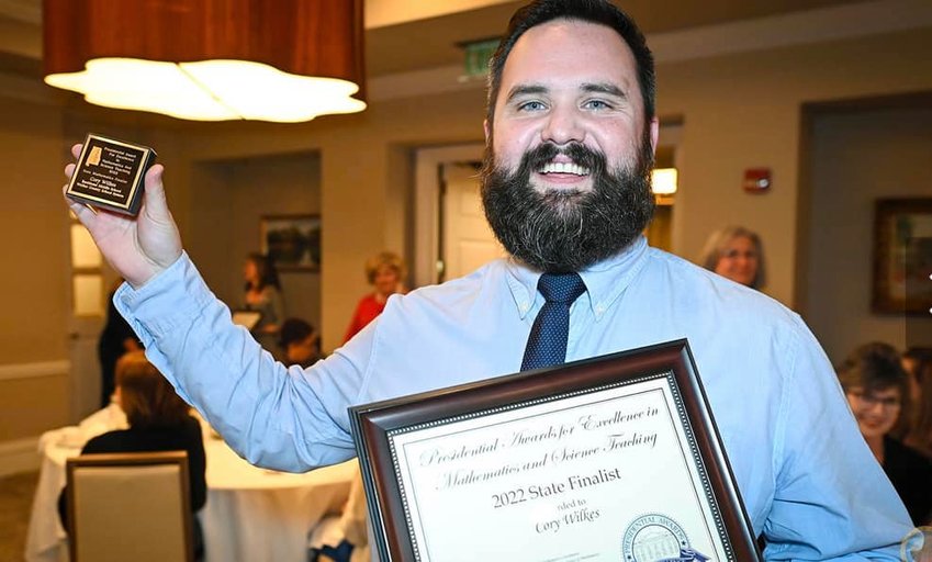 Bankhead Middle School teacher Cory Wilkes is a finalist for a national award.