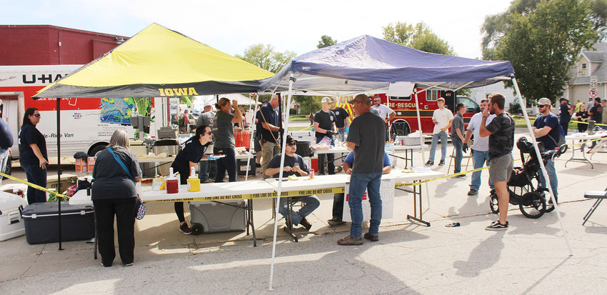 Woodbine Fire and Rescue was on scene during Applefest to provided first aid to those in need and sell food for a fundraiser. With the food receiving high praise from those at the festivities.