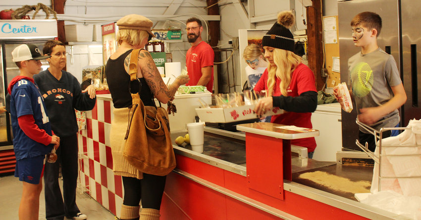 The store at Small’s Fruit Farm was filled with a verity of goodies and many event goers eager to try them.