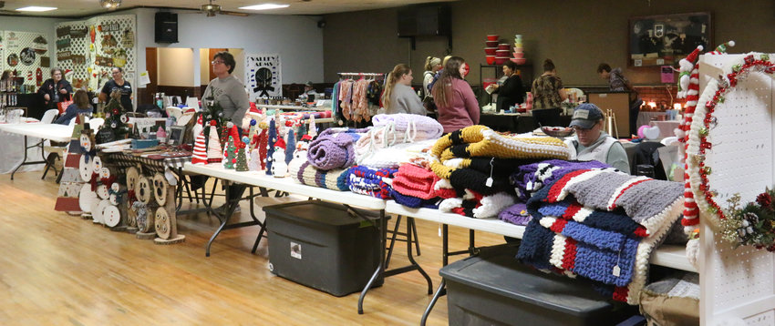 The second annual Crafty Buzz Holiday Craft Fair on Nov. 12 at the Eagles Club attracted vendorswho brought crafts, boards, shirts, tumblers, soaps. candles, jewelry, tupperware and so much more.