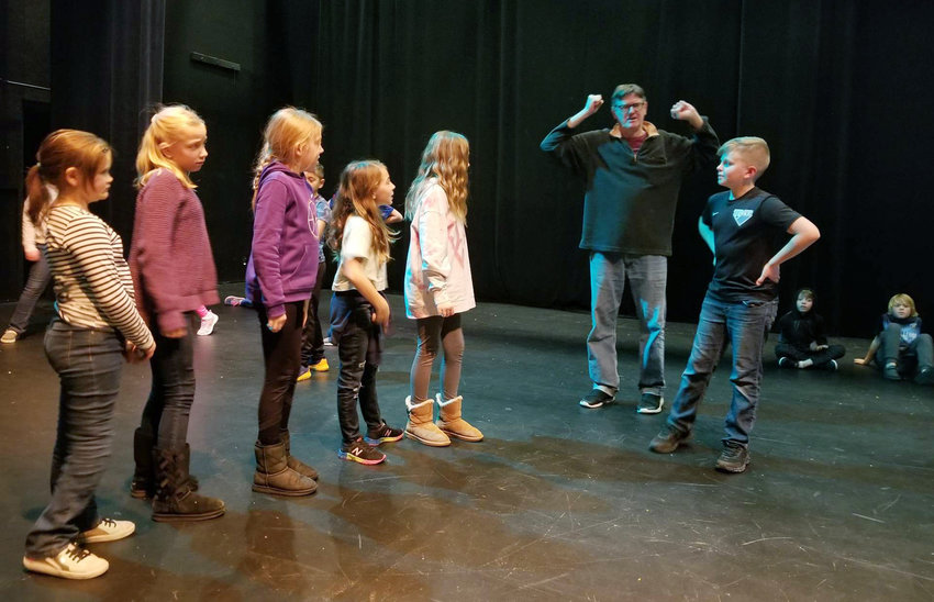 Students from Logan Magnolia Elementary School had the opportunity to attend a workshop at the Rose Theater in Omaha on January 9th. These students are members of the cast and crew of the schools elementary school musical and have been hard at work with the show.