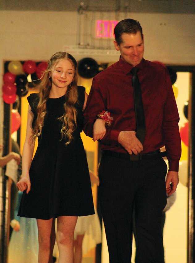 The Boyer Valley Drill Team hosted the Princess Prom father-daughter dance over the weekend with a large turn out for the event.