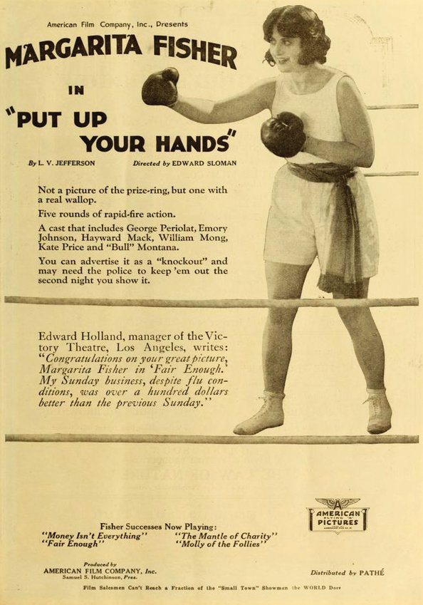 The Missouri Valley native spent time as a leading woman for the American Film Company, as shown in this film advertisement.