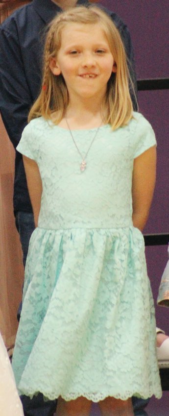 Olivia Hotz enjoyed performing with her class during the LOMA Spring Concert.