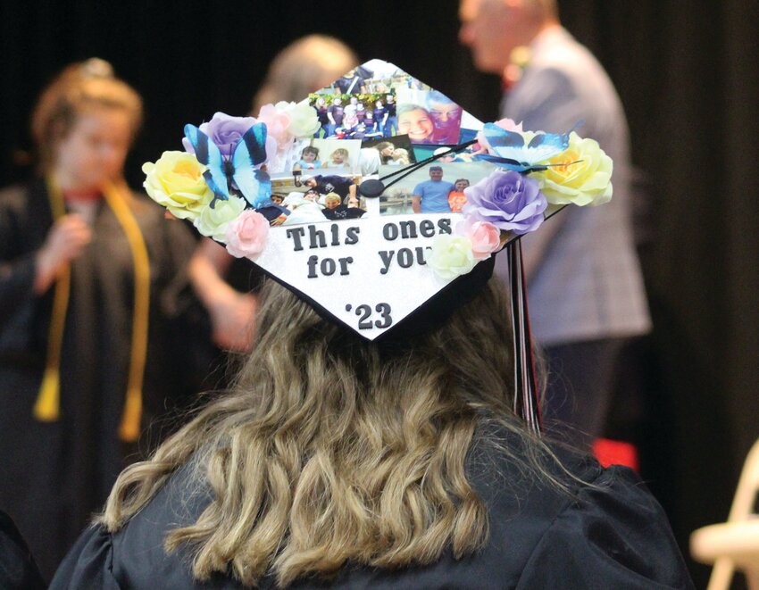 Various graduates honored their friends and families in their own unique way.