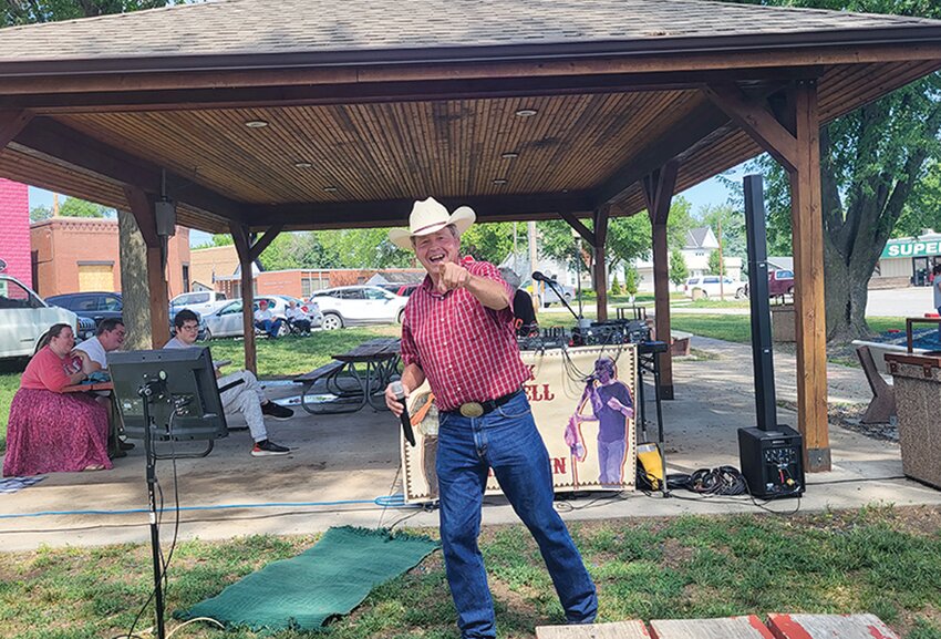 Rick Powell made an appearance at this year’s Village on the Green in Logan performing a variety of songs for the crowd to enjoy.