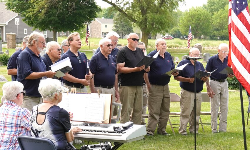 WOODBINE MEMORIAL DAY SERVICE:  "The Noteables' performed several patriotic hymns during the Memorial Day Services on May 29.