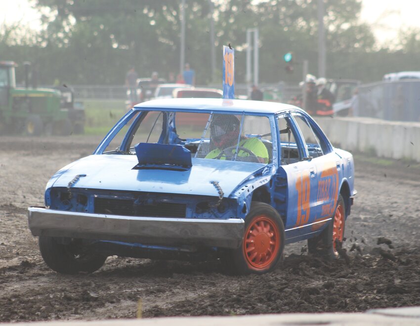 Plenty of dirt was tossed up during Saturday night's figure eight races.