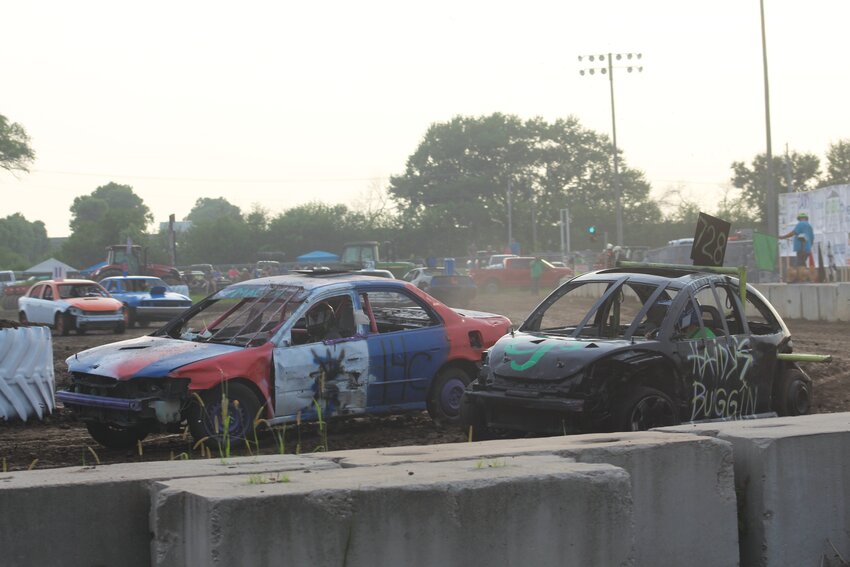 There were tight corners galore during Saturday night's figure eight races.