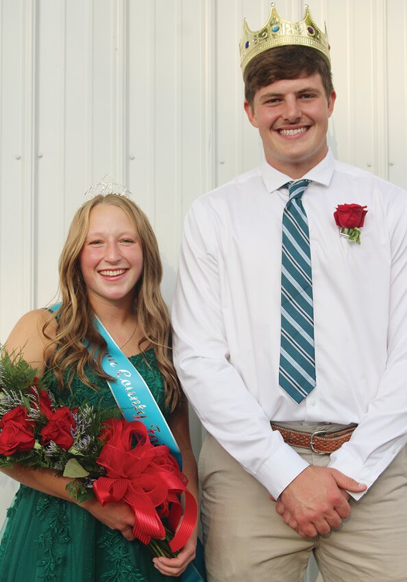 Marki Bertelsen was crowned Queen of the 2023 Harrison County Fair and Grant Brix was crowned King. The King and Queen results were shared at a crowning ceremony held on Tuesday July 18.