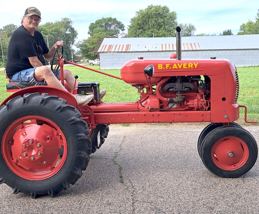Little Sioux Homecoming:  Brian Thomas, Little Sioux, 1st place, tractors.