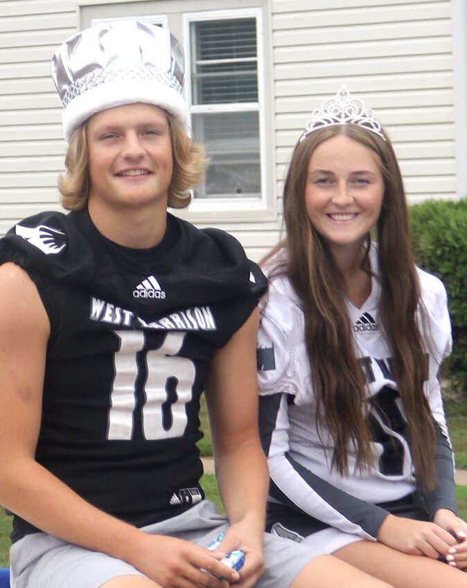 2023 West Harrison High School Homecoming Royalty:  King Mason McIntosh & Queen Leah Frink were the Grand Marshall's at the 2023 WH Homecoming Parade on Sept.15 in Mondamin.