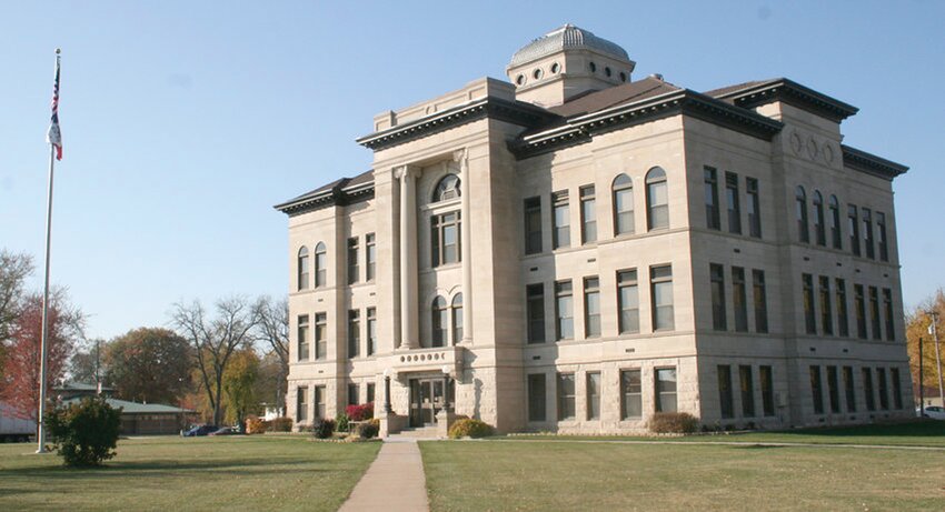 The Harrison County Courthouse in Logan.