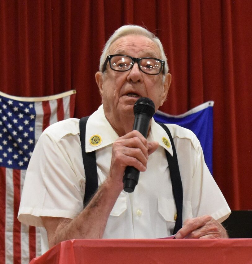 Dow City Veterans Day Service: Jesse Sharp, main speaker.