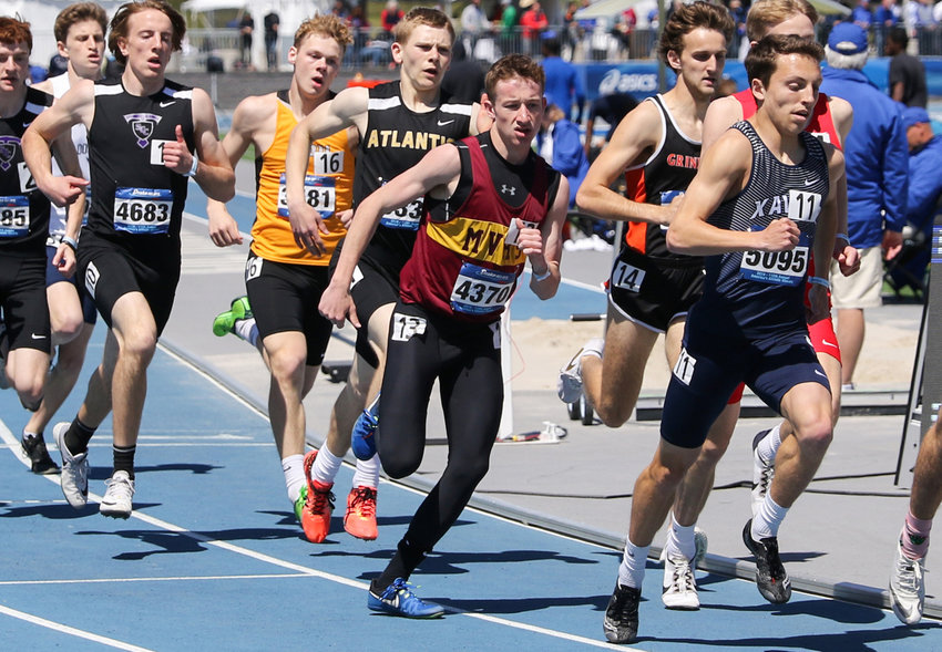 Dylan Blake qualified for the Drake Relays in 2019. He placed seventh in the race.