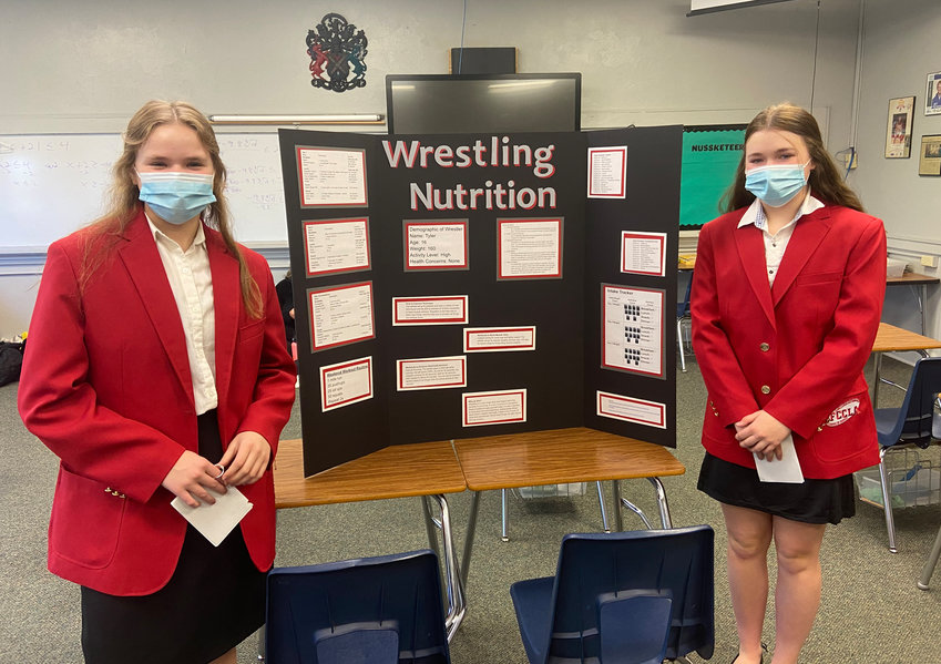 Nikki Olson and Henley Arbaugh presented Wrestling Nutrition.