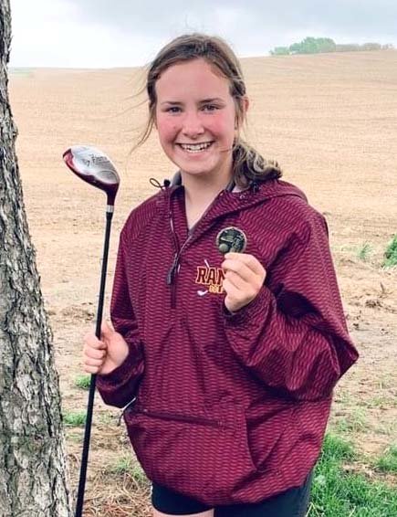 Camryn Boyle finished sixth overall at the Regional Golf Meet on May 17 to advance to the next round of Regionals.