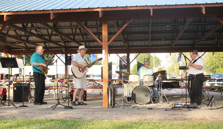 Missouri Valley held the first Music in the Park event of the summer with Texas Moon playing clasic hits.