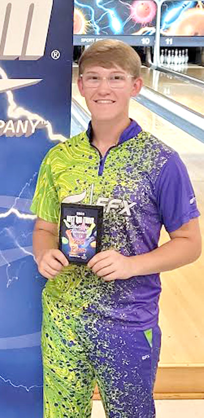 Missouri Valley's Evan White wil be competing in the National Bowling Tournament this next week.
