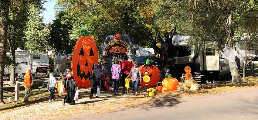 Spooky fun once again filled the Willow Lake Campgrounds during the annual Creepy Campgrounds trick or treat event.