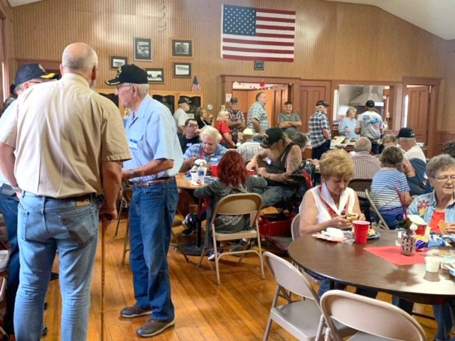 A large crowd was on hand for the first annual Veteran&rsquo;s Appreciation event in Castana.