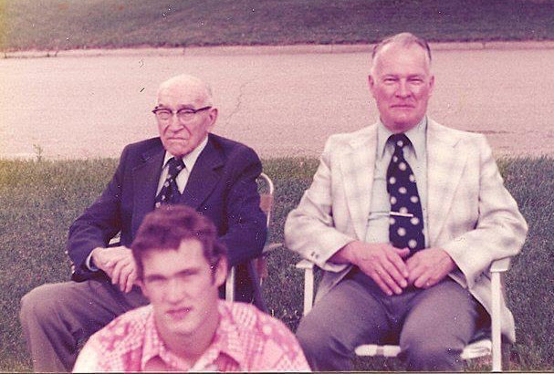 Three generations of Babls: William Babl, John Babl, and Walter Babl.