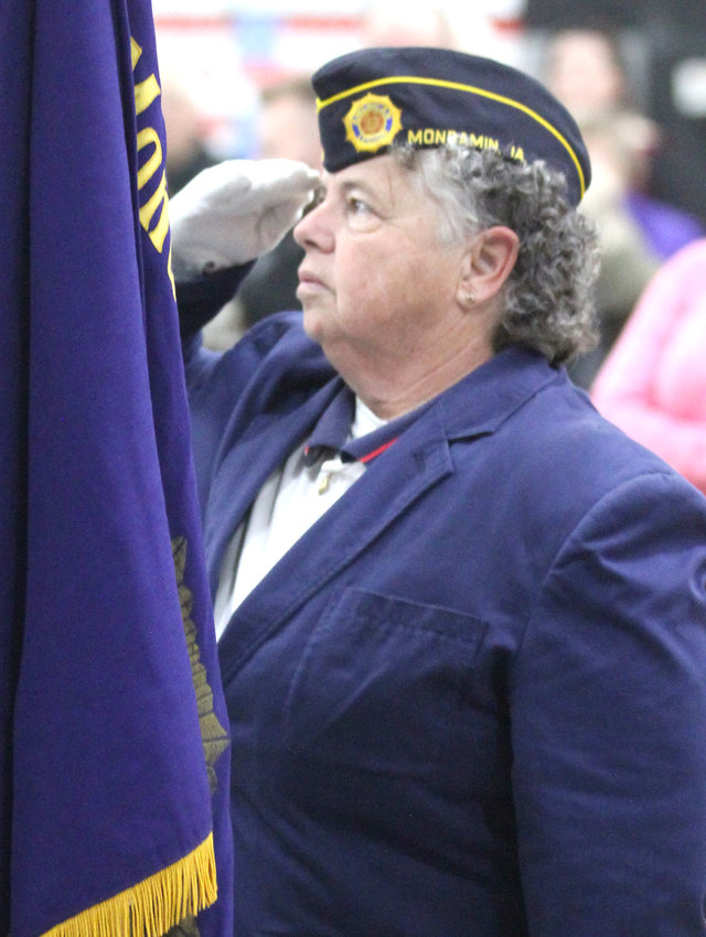 West Harrison Veterans Day Ceremony: Susan Cooper.