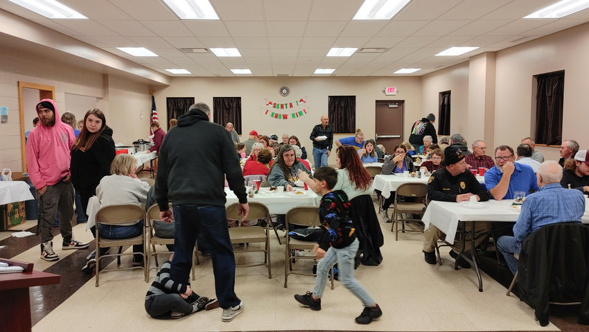 The Dunlap community gathered for the eighth annual Marge Peterson Memorial Christmas Community Dinner.
