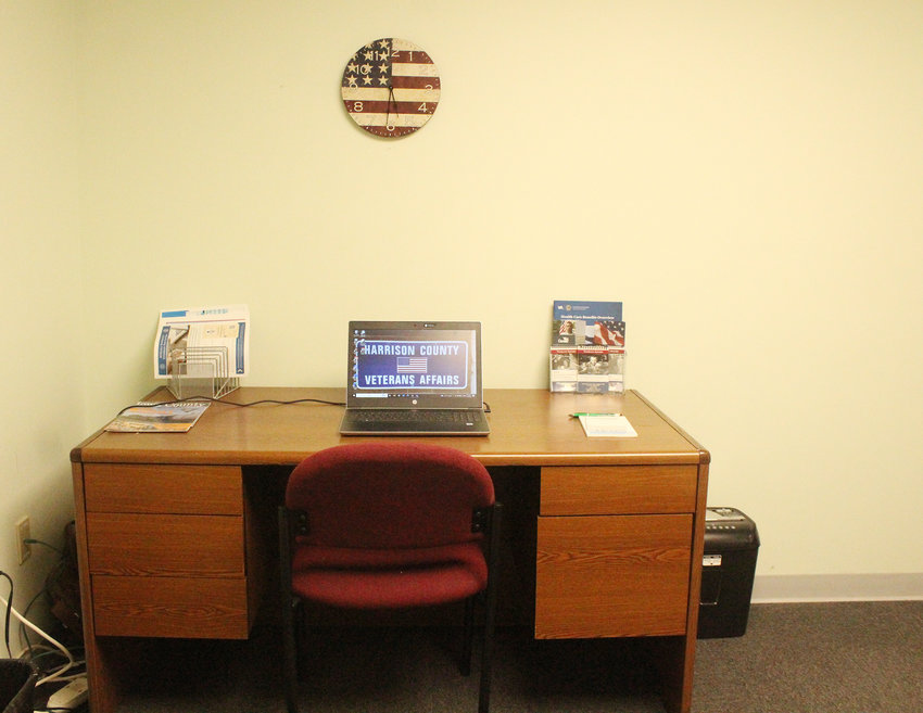 One of the exciting features of the new Veteran Affairs building is the resources center. A new office for Veterans to use as they see fit. This space would be ideal for telehealth appointments and has a printer connected to the computer.