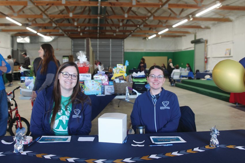 The Harrison County Public Health Fair, put on by Harrison County Home and Public Health, took place this past Saturday. The welcoming faces of Tabbi Melby (parent educator, left) and Lacey Arbery (administrative specialist, right) greeted those who entered the 4-H building in Missouri Valley.
