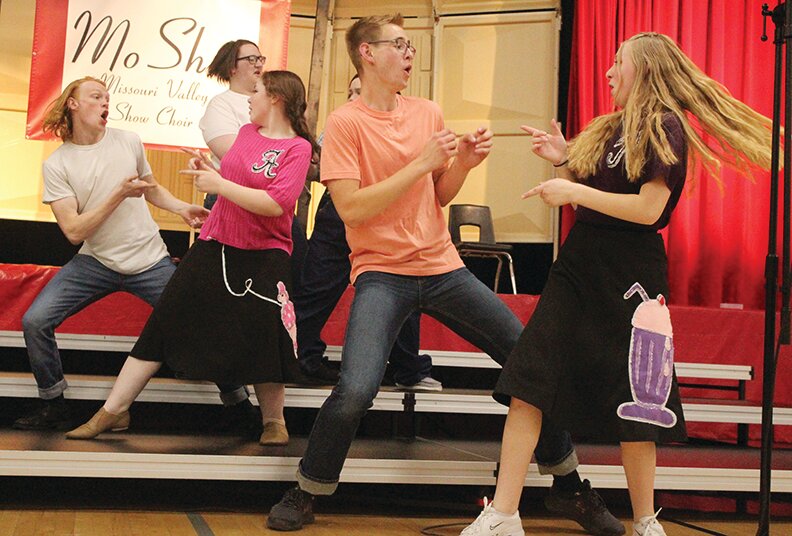 Show Choir members gave it their all in their last performance of the year.