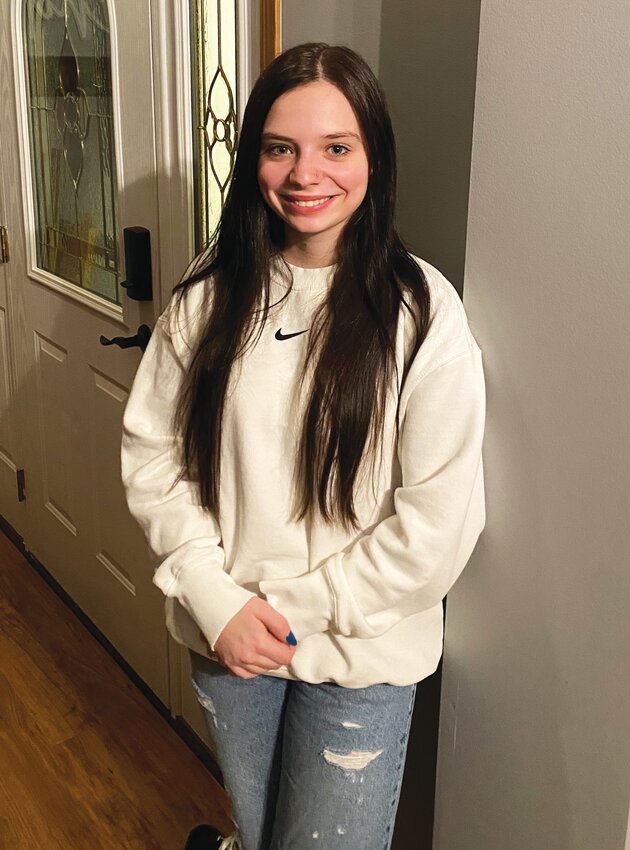 Emma Baes is a transfer student from Brussels, Belgium, who has spent the past school year at Missouri Valley High School.
