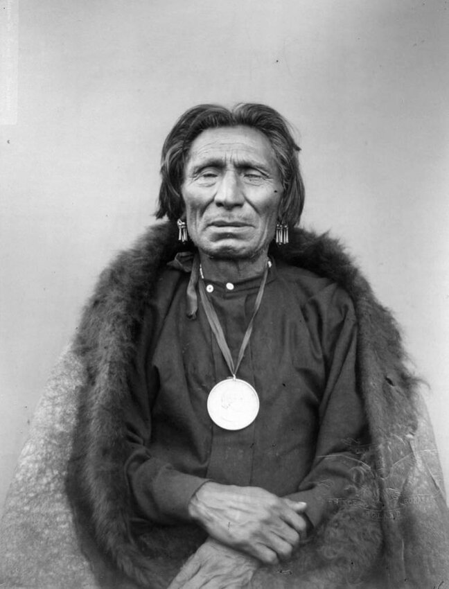 Chief Yellow Smoke was the leader of the Omaha tribe. He was killed by a group of men in Dunlap in 1868.