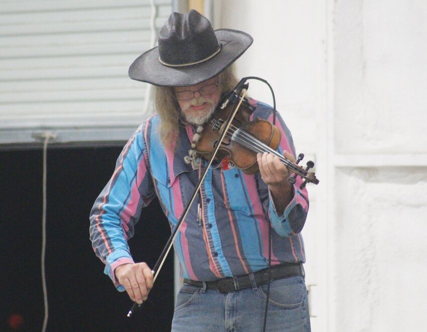 Carl &ldquo;Critter&rdquo; Orand fiddled his way through several tunes at the first &quot;Music in the Park&quot; event of the summer last year.