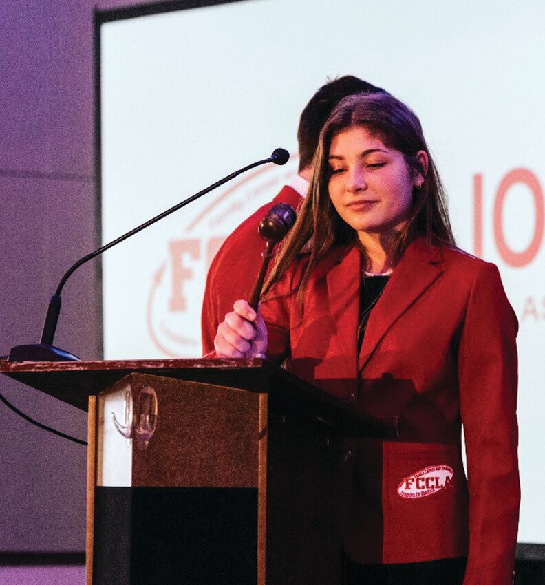Jalyn Struble has been appointed the Iowa State President of FCCLA.