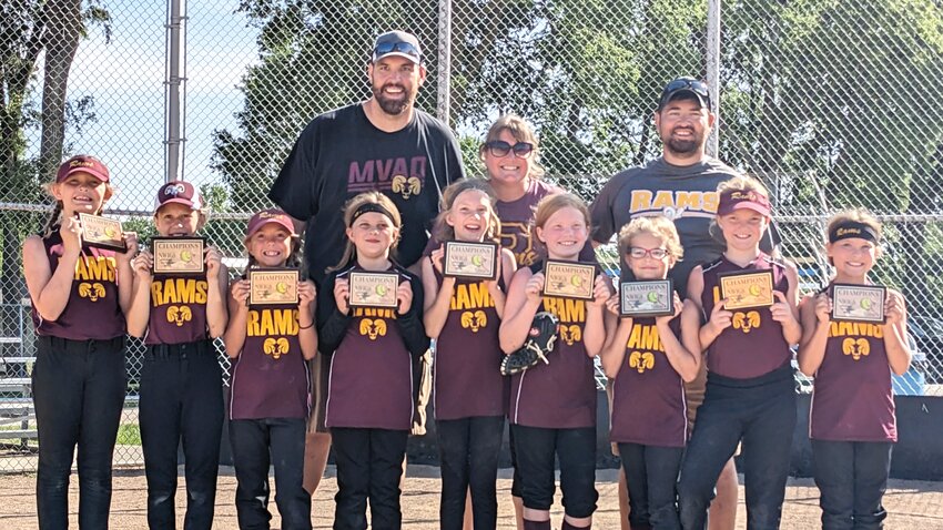The Ram minis softball team won their tournament on June 11. They have a few teammates missing from the picture.