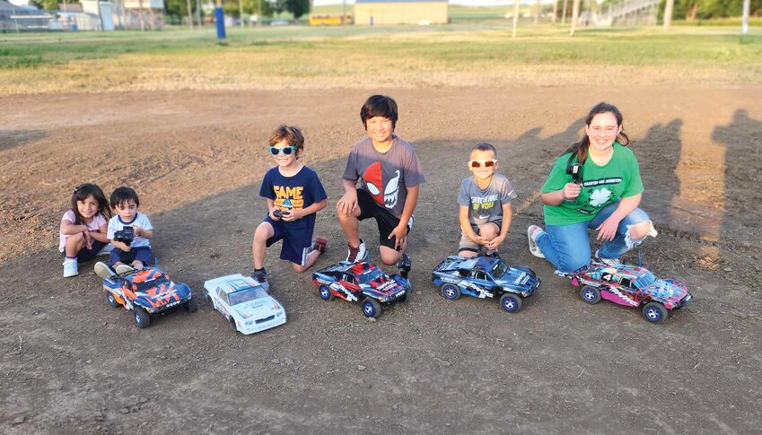 These kids got to test out the Sunset Speedway in Charter Oak.