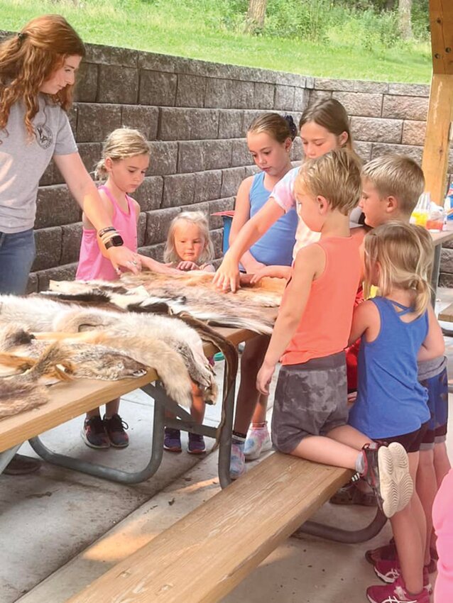 Harrison County Conservation Board's Naturalist Intern Amelia hosted an educational program all about Iowa mammals at Schaben Park on Saturday, July 15.