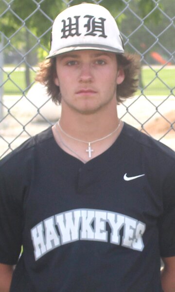 Mason King (sr.).WH Hawkeye baseball