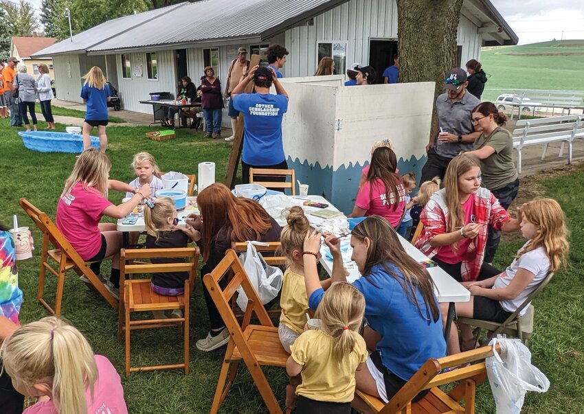 Ute Fun Days are August 18-20. A popular activity is face painting in the park.