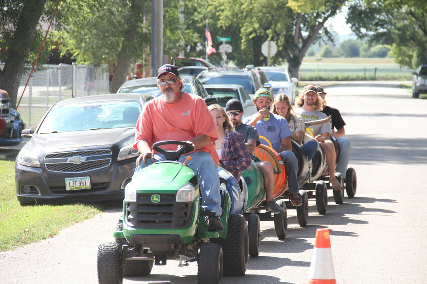 The tractor rides at Dow City Fun Days were for all ages.