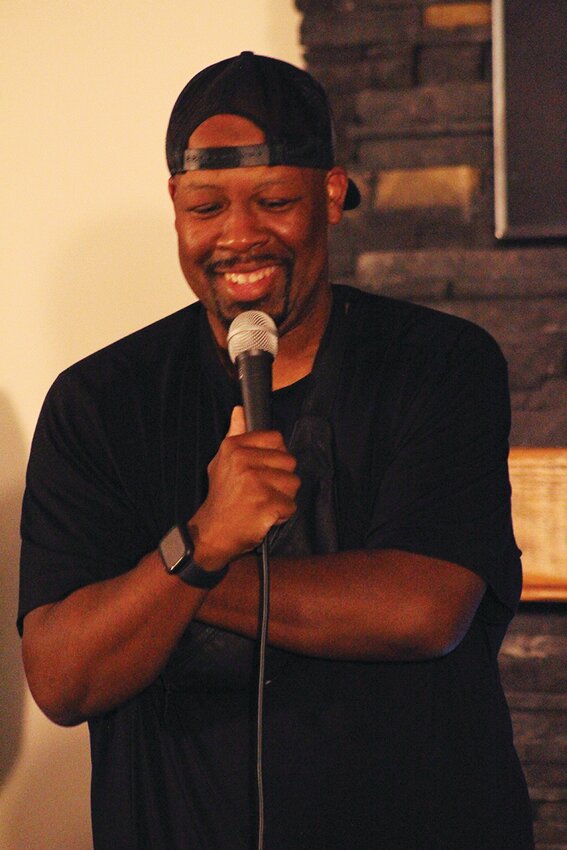 The annual Funlap Comedy Festival was held over the weekend, with comics from across the county coming to preform at the event. Pictured is one of the headliners, Dante Powell.