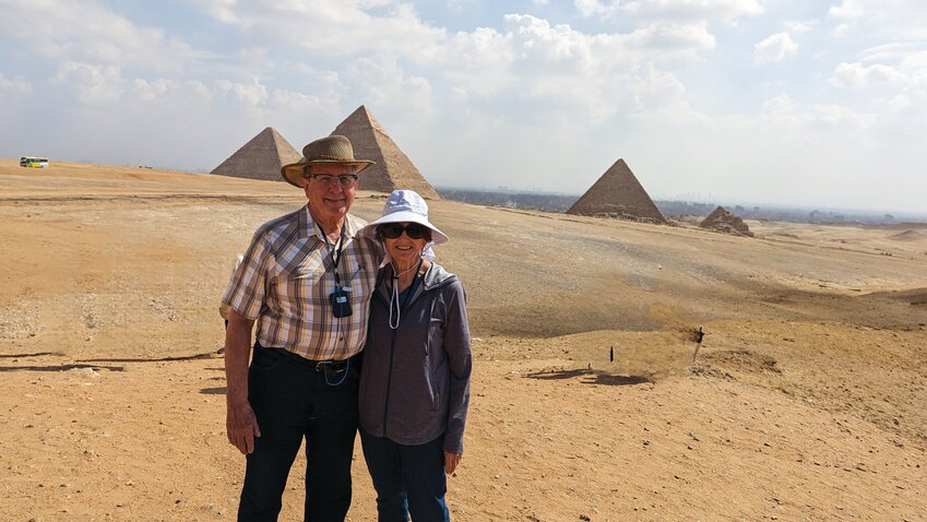 Vern and Phyllis Henrich traveled to Egypt for 12 days back in March.