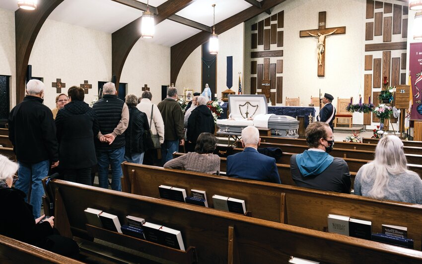 A visitation was held Sunday evening at St. John the Baptist Catholic Church for Fr. Stephen Gutgsell.